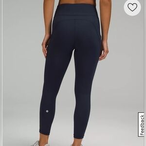 2/$50 Lululemon sz4 Invigorate High-Rise Tight 25" Heathered Black